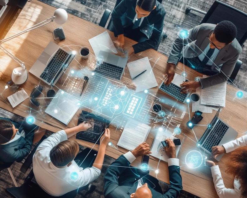 Equipo-de-consultores-Bluecorp-trabajando-en-arquitectura-de-soluciones-tecnológicas-para-una-empre (1)